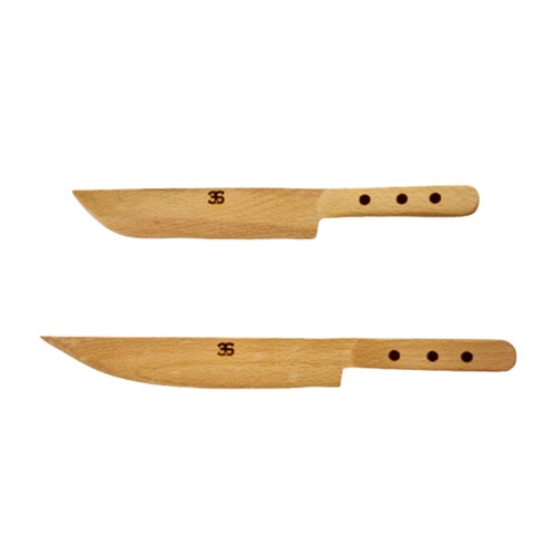 Wooden knives set