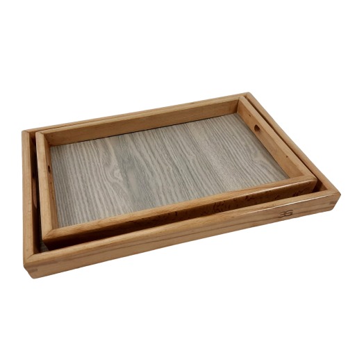 Beech wood  tray without non sliding